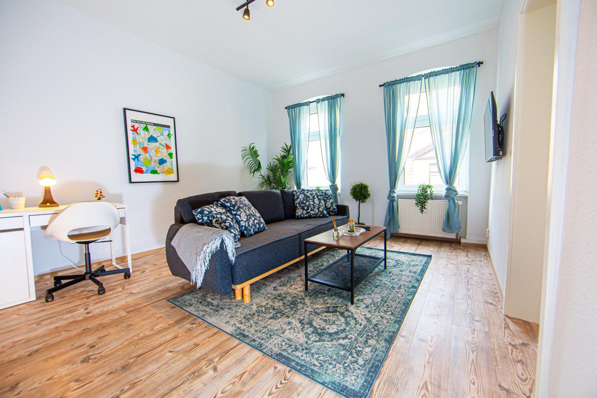 Grossraum-Apartments Mit 2Sz, Wz, Kueche, Smart-Tv, Parken, Etc Erfurt Ngoại thất bức ảnh