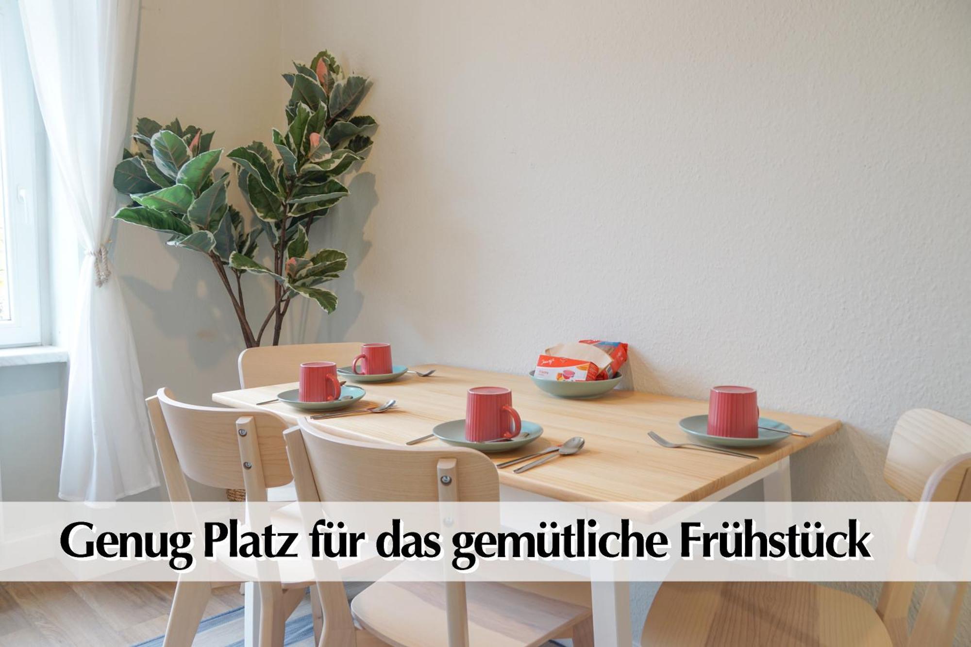 Grossraum-Apartments Mit 2Sz, Wz, Kueche, Smart-Tv, Parken, Etc Erfurt Phòng bức ảnh